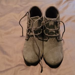 Toms Grey Ankle Boots